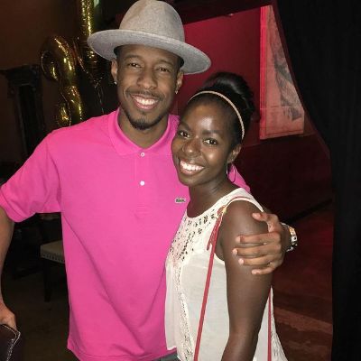 Photo of Camille Winbush with her big brother, Troy Winbush