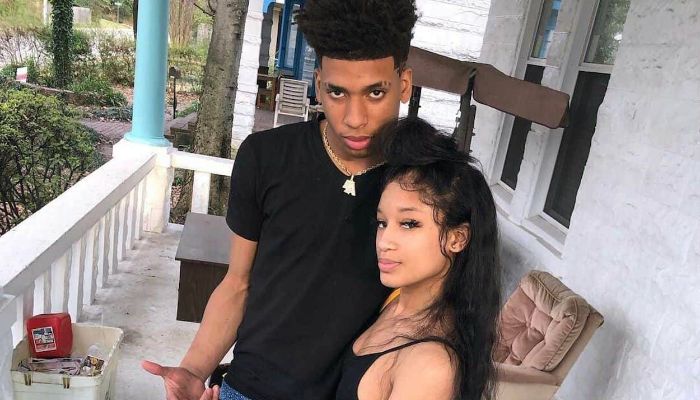 NLE Choppa and the mother of Clover Brylie Potts, Mariah J (EX girlfriend). 